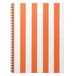 Cuaderno Portátil rayado naranja
