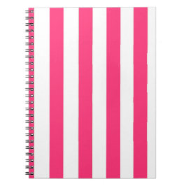 Cuaderno Portátil rayado rosado caliente