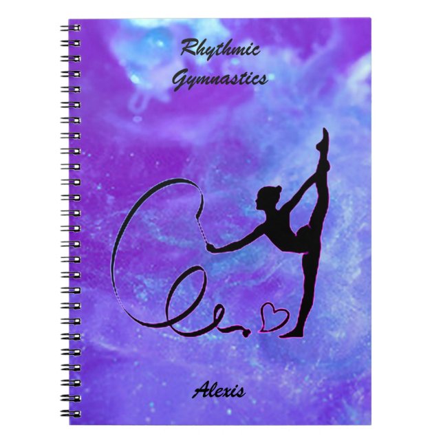 Cuaderno Portátil Rhythmic Gymnastics Cinta Galaxy (Frente)