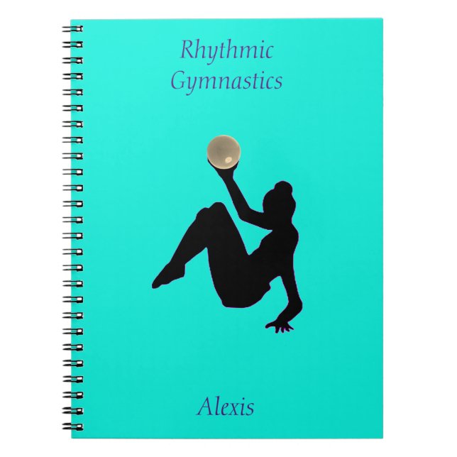 Cuaderno Portátil Rítmico Rítmico Routine Gymnastics Ball (Frente)