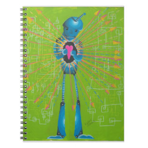Cuaderno Portátil Robot de impresión a mano
