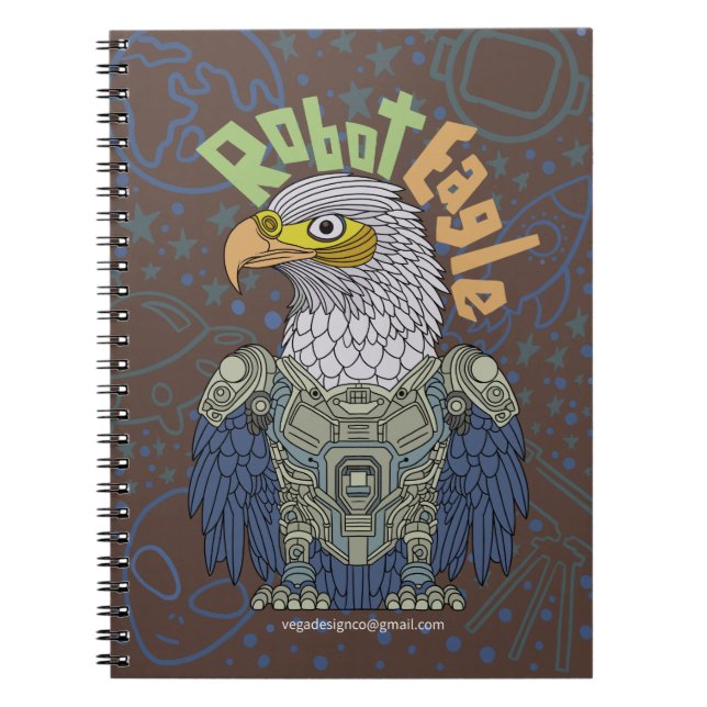Cuaderno Portátil Robot Eagle (Frente)