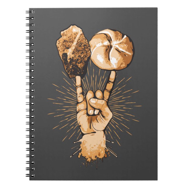 Cuaderno Portátil Rock and Roll (Frente)