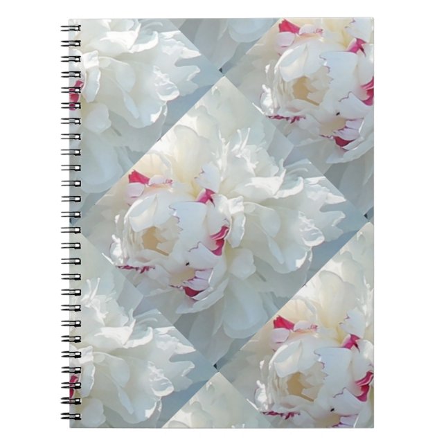 Cuaderno Portátil Romántico Multi Peony (Frente)