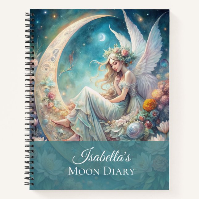 Cuaderno Portátil Rosa celeste (Anverso)