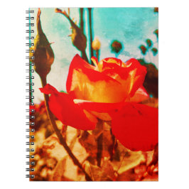 Cuaderno Portátil Rosa de alimentación de flores
