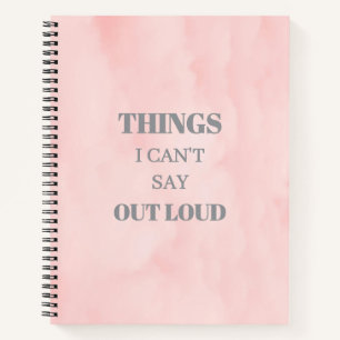 Cuaderno Portátil rosa de diseño minimalista