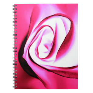 Cuaderno Portátil Rosa de Fuchsia brillante