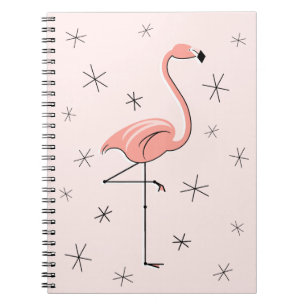 Cuaderno Portátil rosa Flamingo