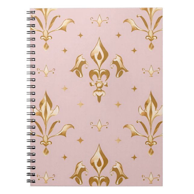 Cuaderno Portátil Rosa real (Frente)