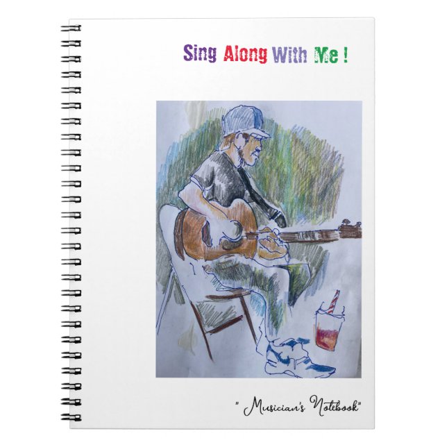 Cuaderno Portátil "Sing Along" (Frente)