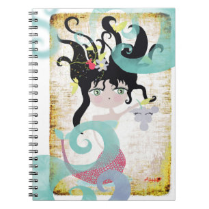 Cuaderno Portátil Sirena