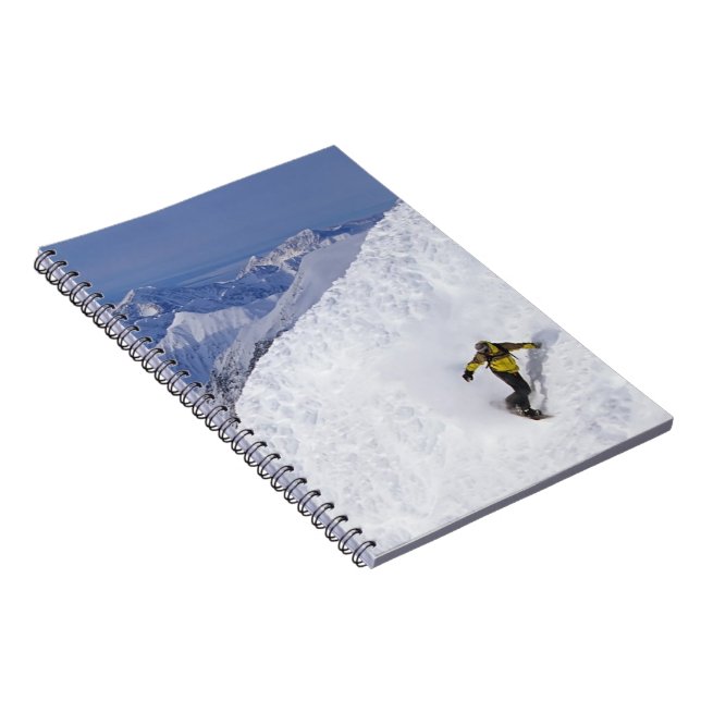 Cuaderno Portátil-Snowboarder (Lado Derecho)