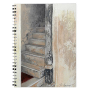 Cuaderno Portátil Stairway, pintura de Mandy Roeing