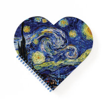 Portátil Starry Night Heart-Shaped