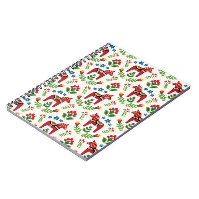 Cuaderno Portátil sueco de caballos Red Dala (Lado Izquierdo)