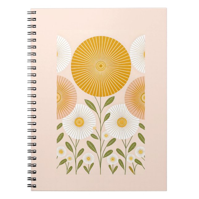 Cuaderno Portátil Sunburst Garden (Frente)