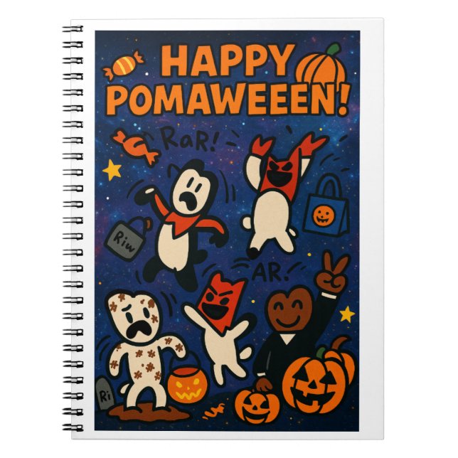 Cuaderno Portátil Super Pom Pomaween (Frente)
