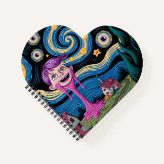 Cuaderno Portátil Surreal Starry Night