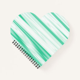 Cuaderno Portátil Swirl Verde Claro y Oscuro