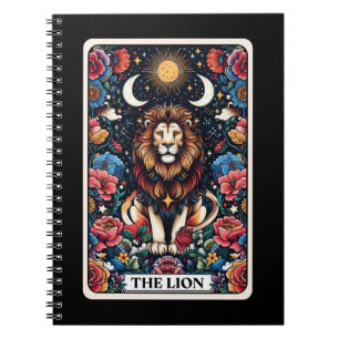 Cuaderno Portátil Tarot con tarjeta de aguardiente de león