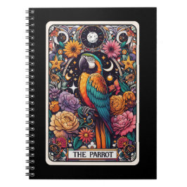 Cuaderno Portátil Tarot con tarjeta de aguardiente de loros