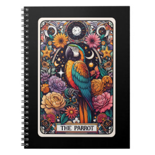 Cuaderno Portátil Tarot con tarjeta de aguardiente de loros