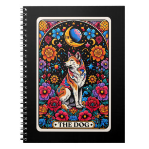Cuaderno Portátil Tarot con tarjeta de espíritu de perro