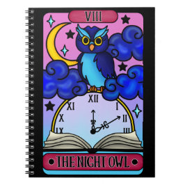 Cuaderno Portátil Tarot de búho nocturno