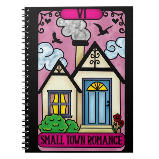Cuaderno Portátil Tarot para Romance de pueblo pequeño (Frente)