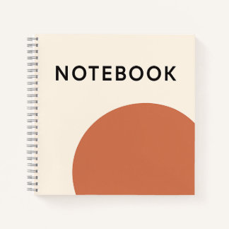 Cuaderno Portátil Terracotta minimalista