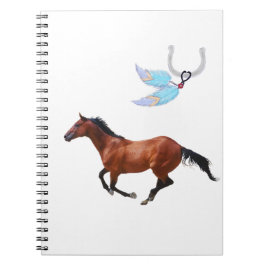 Cuaderno Portátil Thoroughbred Horse Feathers
