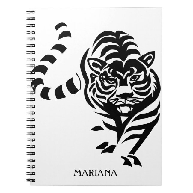 Cuaderno Portátil Tiger (Frente)