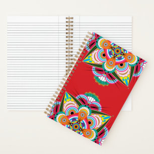 Cuaderno Portátil Tiger Dragon Mandala 5.5x8.5