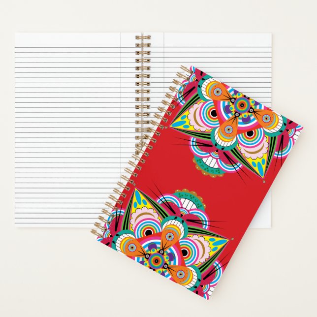 Cuaderno Portátil Tiger Dragon Mandala 5.5x8.5 (Interior)