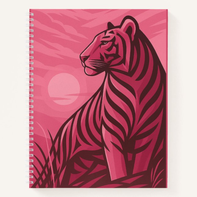 Cuaderno Portátil tigre Art Deco (Anverso)