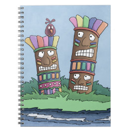 Cuaderno Portátil Tiki Bird Rosebud