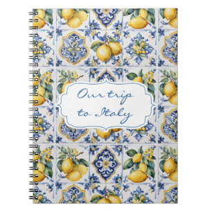 Cuaderno Portátil Touring Italy Amalfi Tiles