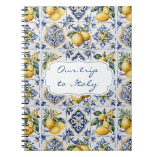 Cuaderno Portátil Touring Italy Amalfi Tiles