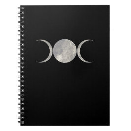 Cuaderno Portátil Triple Luna