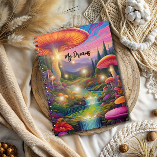 Cuaderno Portátil Trippy Hippy Fantasy Spiral Photo