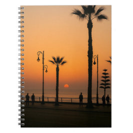 Cuaderno Portátil Tropical Sunset - Inspirador y pacífico