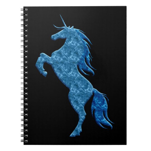 Cuaderno Portátil Unicornio de Blue Fire (Frente)