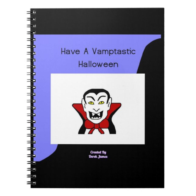 Cuaderno Portátil Vamptastic Halloween Spiral Photo (Frente)