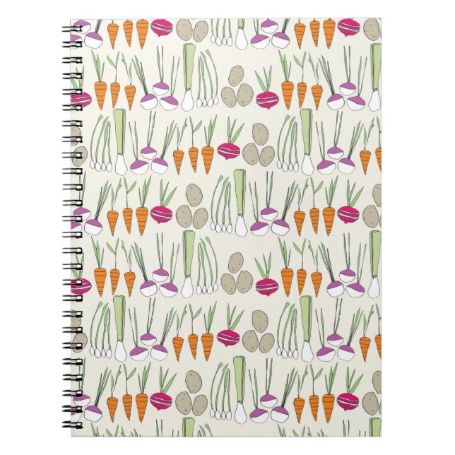 Cuaderno Portátil- ¡Vegetales! (Frente)