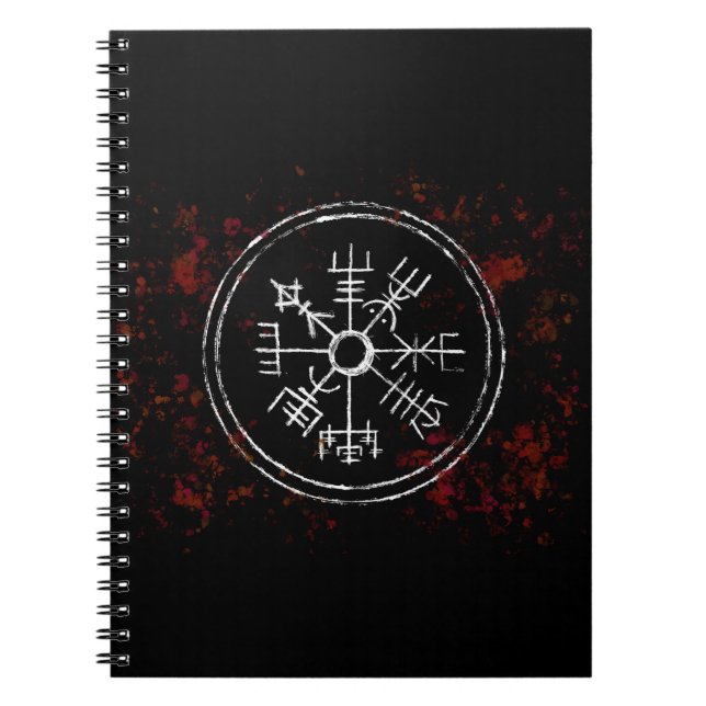 Cuaderno Portátil Vegvisir Norse Viking Compass (Frente)