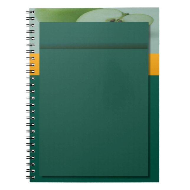 Cuaderno Portátil verde Apple (Frente)