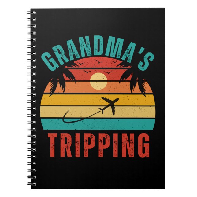 Cuaderno Portátil - Viaje de la abuela - Diario, planificad (Frente)