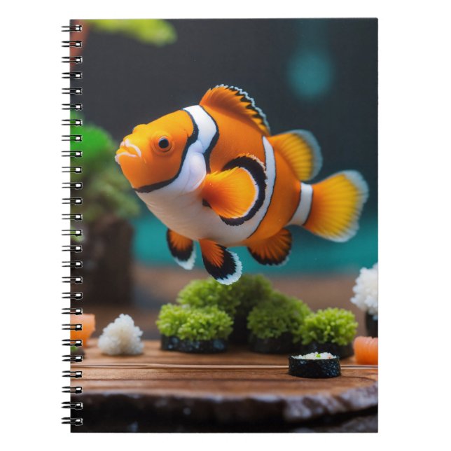 Cuaderno Portátil Vibrant Ocellaris Clownfish (Frente)