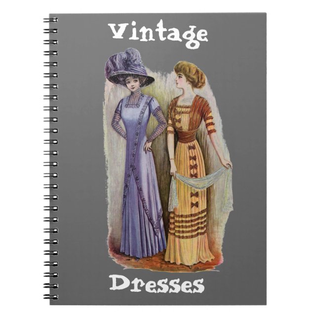 Cuaderno Portátil Vintage Dress (Frente)